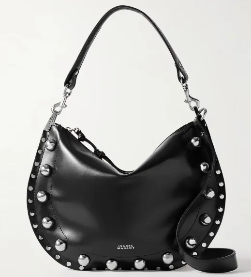 Isabel Marant Oskan Studded Leather Shoulder Bag